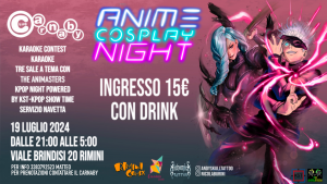 Anime cosplay night | rimini comix 2024